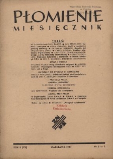 Płomienie : miesięcznik. R.2. nr 3-4