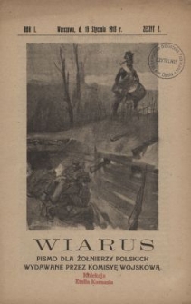 Wiarus : pismo dla żołnierzy polskich wydawane przez Komisyę Wojskową. R.1, z. 2