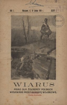 Wiarus : pismo dla żołnierzy polskich wydawane przez Komisyę Wojskową. R.1, z. 5
