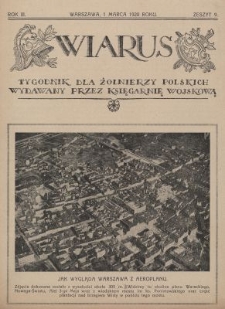Wiarus : tygodnik dla żołnierzy polskich wydawany przez Księgarnię Wojskową. R.3, z. 9