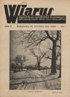 Wiarus : organ Podoficer&oacute;w Wojska Lądowego i Marynarki Wojennej. R.6, nr 3