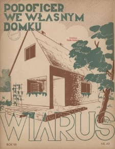Wiarus : organ Podoficer&oacute;w Wojska Lądowego i Marynarki Wojennej. R.7, nr 43