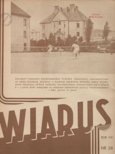 Wiarus : organ Podoficer&oacute;w Wojska Lądowego i Marynarki Wojennej. R.8, nr 28