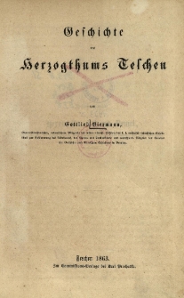 Geschichte des Herzogtums Teschen