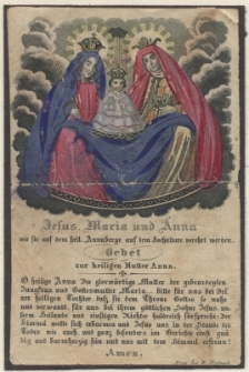 Jesus, Maria und Anna