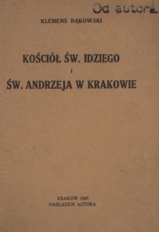 Kości&oacute;ł św. Idziego i św. Andrzeja w Krakowie