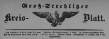 Gross-Strehlitzer Kreisblatt, 1878. St&uuml;ck 49