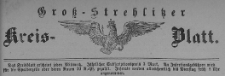 Gross-Strehlitzer Kreisblatt, 1894. Stück 1