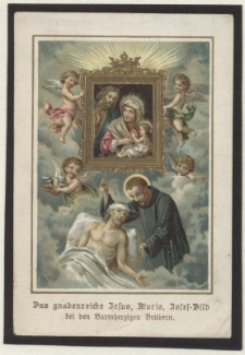 Das gnadenreiche Jesus, Maria, Josef - Bild bei den Barmherzigen Brüdern