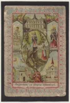 Andenken on Maria Albendorf