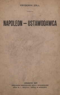 Napoleon — ustawodawca