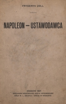 Napoleon &mdash; ustawodawca