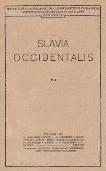 Slavia Occidentalis