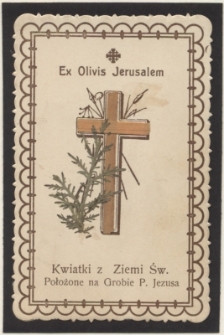 Ex olivis Jerusalem
