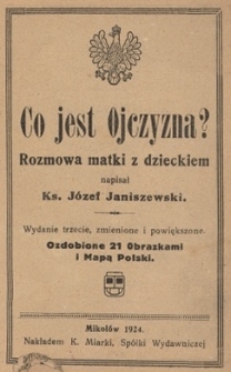 Co jest ojczyzna? Rozmowa matki z dzieckiem
