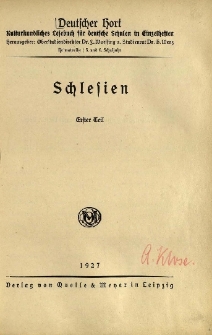 Deutscher Hort : Kulturkundliches Lesebuch f&uuml;r deutsche Schulen in Einzelheften. Tl. 1