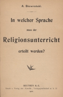 In welcher Sprache muss der Religionsunterricht erteilt werden?