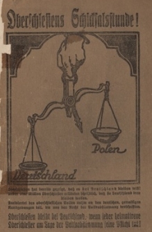 Oberschlesiens Schicksalsstunde