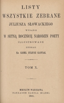 Listy wszystkie zebrane. T.10
