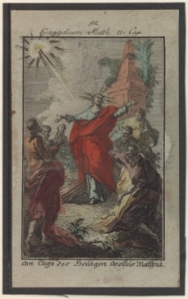 Am Tage des heiligen Apostels Matthia.