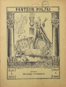 Panteon Polski. R.I, z.1