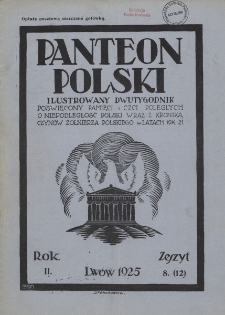 Panteon Polski. R.II, z.8 (12)