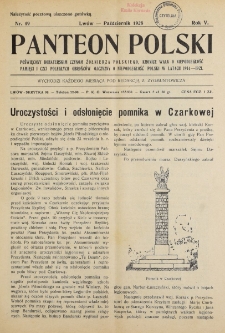 Panteon Polski. R.V, z.49