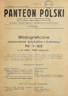 Panteon Polski. R.VII. Dodatek do z.66