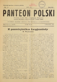 Panteon Polski. R.VIII, z.76
