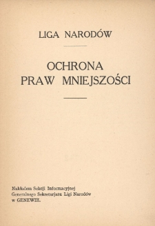 Ochrona praw mniejszości