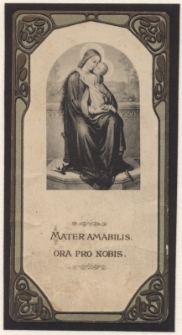 Mater Amabilis ora pro nobis