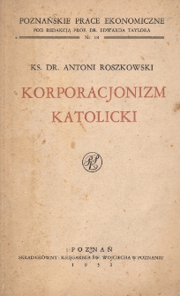 Korporacjonizm katolicki