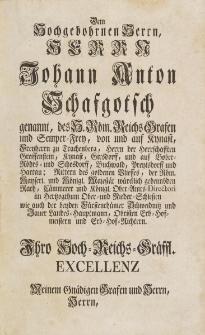 Der Erste Theil, Jn sich haltend Die Merckw&uuml;rdigkeiten Der Stadt Liegnitz