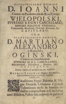 Constitvcye Koronne y Wielkiego Xsięstwa Litewskiego Od Roku Pańskiego 1550. Do Roku 1683