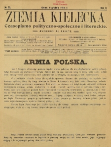 Ziemia Kielecka : czasopismo polityczno-społeczne i literackie. R.2, nr 50
