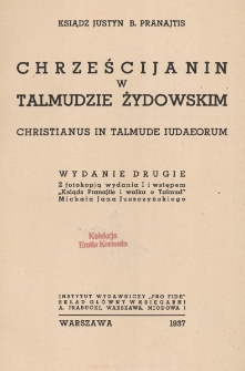 Chrześcijanin w Talmudzie Żydowskim