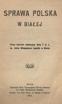 Sprawa polska w Białej