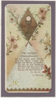 Das heiligste Altarsakrament [&hellip;]