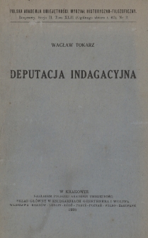 Deputacja indagacyjna