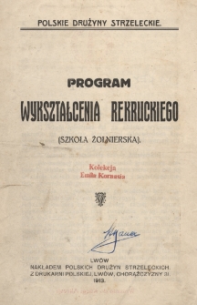 Program wykształcenia rekruckiego (szkoła żołnierska)