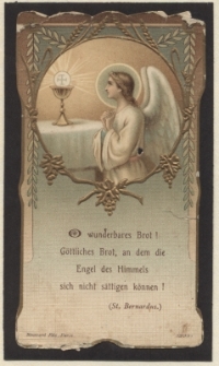 O wunderbares Brot! [&hellip;]