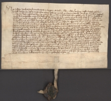 Sąd ławniczy w Krapkowicach potwierdza ufundowanie przez Małgorzatę ogrodu na rzecz uposażenia ołtarza Trzech Krzyży w kościele w Krapkowicach