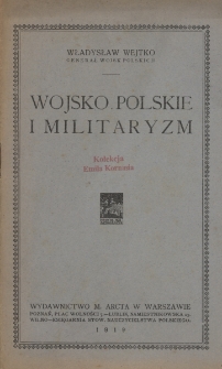 Wojsko polskie i militaryzm