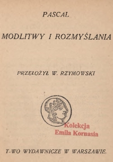 Modlitwy i rozmyślania