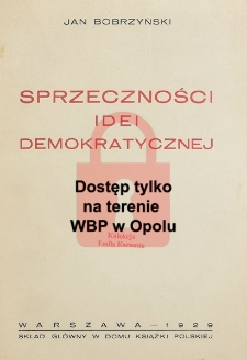 Sprzeczności idei demokratycznej