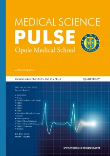 Medical Science Pulse, 2019, No. 4 (13)