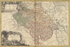 Principatvs Silesiae Oppaviensis novissima Tabula geographica / a I. W. Wieland... accurate delineata, ob praematuram mortem auctoris denuo rectificata per... Matthaeum a Schubart...