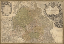 Principatvs Silesiae Oppoliensis exactissima Tabula geographica, sistens Circulus Oppoliensem Ober-Glogau Gros Strehliz, Cosel, Tost, Rosenberg, Falckenberg & Lubleniz / a I. W. Wieland... accurate delineata...