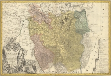 Principatvs Silesiae Teschinensis nova et accurata delineatio distincte insimul exhibens Status minores vulgo Burglehn dictos, Freystadt, Roy, Reichwaldau, Bielitz, Friedeck, Deutschleuthen et Oderberg / Ex mensurationibus J.W. Wielandii,... reducta...