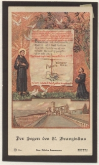 Der Segen des hl. Franziskus